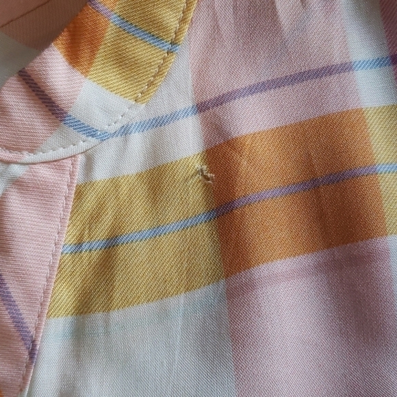 ANA Button Down Long Sleeve Top Nwt - Picture 6 of 6